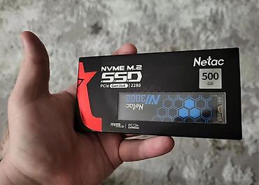m2 ssd: Daxili SSD disk Netac, 512 GB, M.2, İşlənmiş — 1