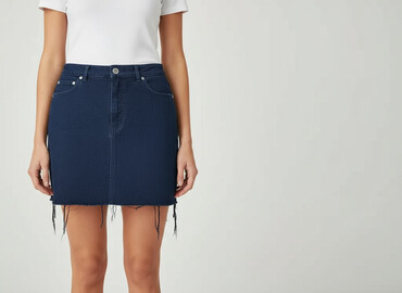 Spódnice: Denim, Spódnica damska, rozmiar S