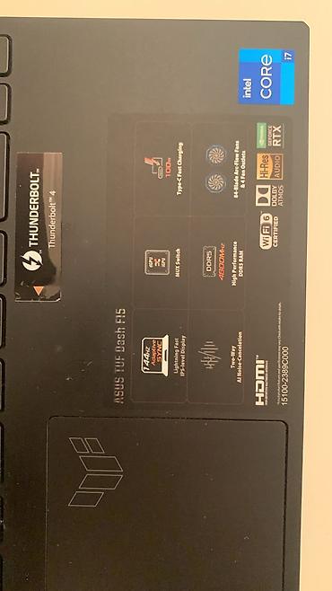 asus tuf gaming: İşlənmiş ASUS TUF Gaming, 15.6 ", Intel Core i7, 512 GB, Ünvandan götürmə, Ödənişli çatdırılma — 7
