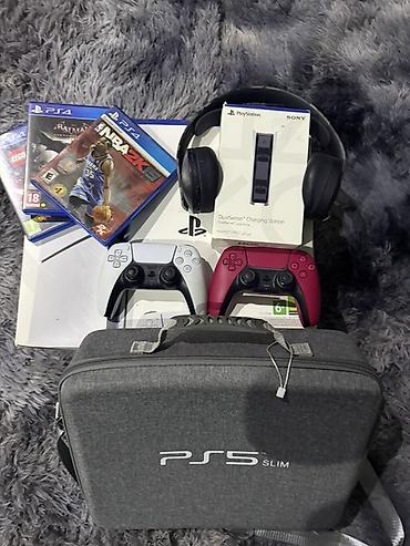 ps5 çantası: PlayStation oyun paketi - PS5 Slim üçün daşıma çantası (sərt — 1