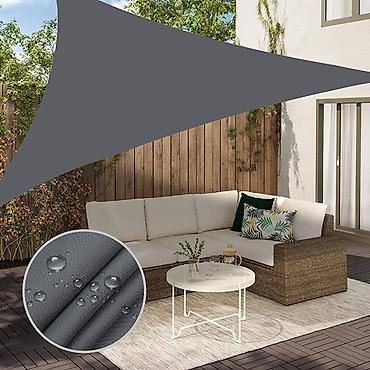 lil solid 2.0 bijelo svjetlo: Ibiza tende za dvorišta i terase, 3 x 3 x 3m u tamno sivoj boji — 2