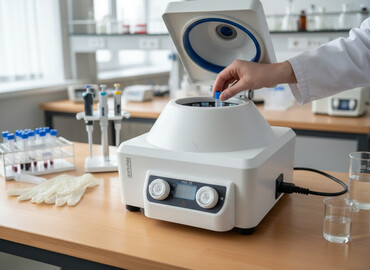 Медицинское оборудование: Настольная лабораторная центрифуга 900-1S с цифровым дисплеем и — 1