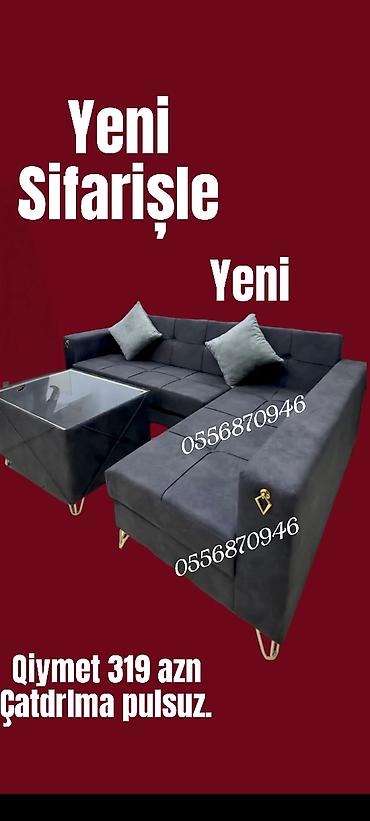 ucuz divan satilir: Künc divan, Yeni, Açılan, Bazalı, Parça, Şəhərdaxili pulsuz çatdırılma — 5