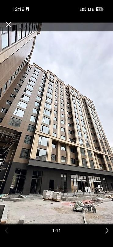 Продажа квартир: Студия, 66 м², Улан мкр Элитка, 11 этаж, ПСО (под самоотделку) — 1