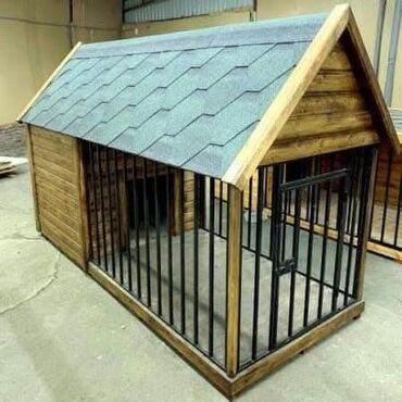 Qəfəslər: Məhsul: İt üçün açıq havada volyer və taxta it evi - Konstruksiya — 12