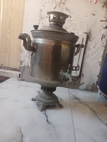 Samovarlar: İşlənmiş Od Samovar, 7 l, Ünvandan götürmə