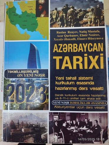 Testlər: Tarix Ruslan Rzayevin kitablari testleri islenmeyib ici gul kimidir