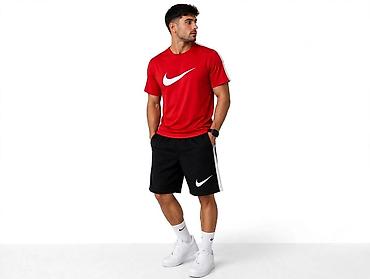 crni nike ranac: Nike muška sportska kombinacija – majica i šorts - Majica kratkih — 1