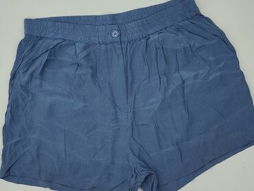 woskowane jeansy z wysokim stanem: Denim, Szorty damskie, rozmiar XL