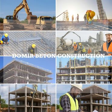 самовывоз строительного мусора: Beton Construction • Bina fundamenti və mərtəbəyə qədər • İşçi