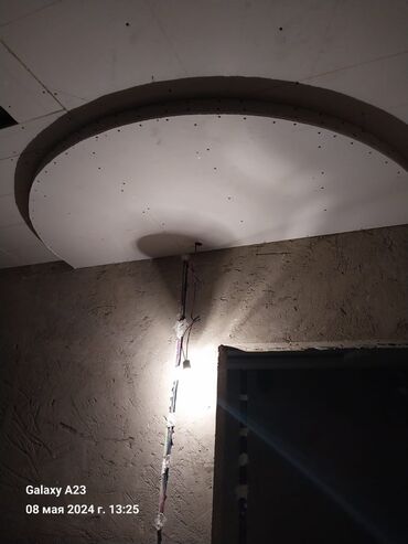 Tavan işləri: Alçıpan fiqur işleri görürük düz tavanıTvstent,Fiqurlu tavan,Ara — 14