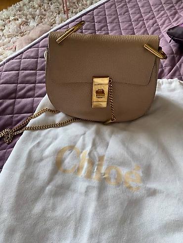chloe: Chloé “Drew” model çiyin çantası ORIGINAL - Rəng: bej/nüdz ton - — 5
