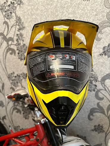 Шлемы: Мотошлем кроссовый (интеграл с визором-пиком) - Тип: полноразмерный — 20