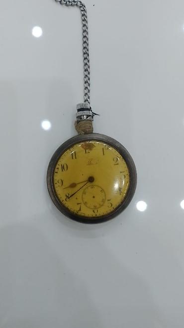 omega: Antik cib saatı – mexaniki, zəncirli model - Korpus: metal - — 1