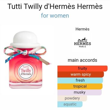 Ətriyyat: Original Hermès Tutti Twilly qadınlar üçün 85 ml 271 alınıb endirimlə