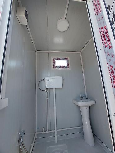 Контейнеры: Mobil sanitar konteyner – tualet kabinası - Polad karkaslı, mavi — 6