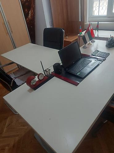 set mebel: Ofis iş masası – geniş iş səthi və ikili tumbalı Müdür masası uzunu — 5
