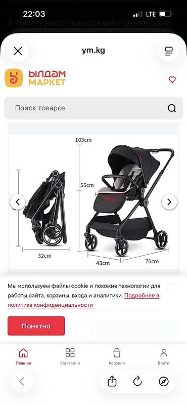 санка коляска: Детская прогулочная коляска Babystone Есть дождевик и на ноги для — 4