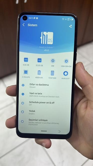 herbi telefon: Tecno Camon, 32 GB, rəng - Qara, Face ID — 10