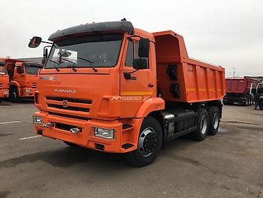 Самосвал КАМАЗ 65115 (6x4), оранжевый. Основные характеристики: -
