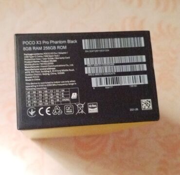 списанные телефоны за 0 руб: Poco X3 Pro, Колдонулган, 256 ГБ, түсү - Кара, 2 SIM