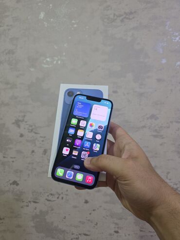 Apple iPhone: IPhone 13, 128 GB, Mavi, Face ID, Sənədlərlə
