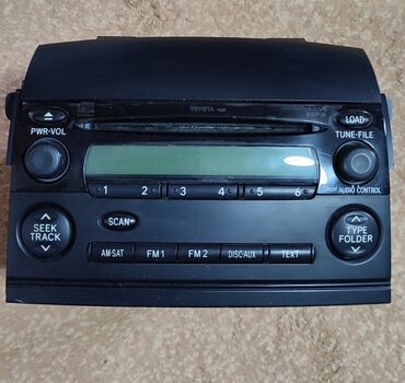 Fujitsu mp3 cd changer 6дисков радио FM Toyota Siena минивен 2007-
