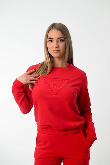 Gornji i donji deo: Ženski komplet trenerke – duks i donji deo - Model: klasičan duks sa — 12