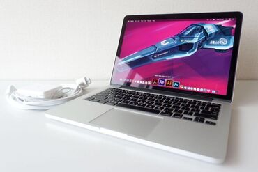 ноутбук macbook pro: Ноутбук, Apple, 16 ГБ ОЗУ, Intel Core i7, 13.3 ", Б/у, Для работы, учебы, память HDD + SSD