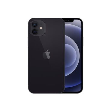 телефон обмен: IPhone 12, Колдонулган, 128 ГБ, Кара, Коргоочу айнек, Каптама, 95 %