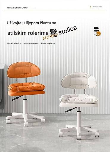 Kancelarijske stolice: Ergonomska radna stolica sa jastucima – podesiva i tiha - Udoban — 10