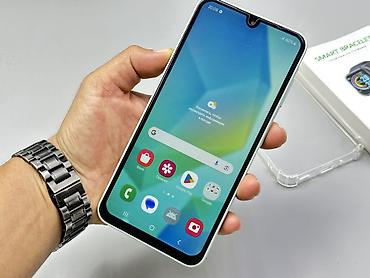 Уюлдук телефондор жана аксессуарлар: Samsung Galaxy A16, Колдонулган, 128 ГБ, түсү - Жашыл, 2 SIM — 6
