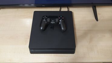 джойстик для: Sony PlayStation 4 slim 500gb 1 джойстик оригинал +одна игра!!!14500