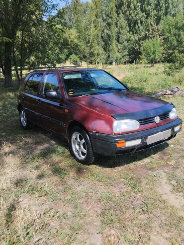 обмен с моей доплатой: Volkswagen Golf III, 5‑дверный хэтчбек, бордовый цвет. Особенности и