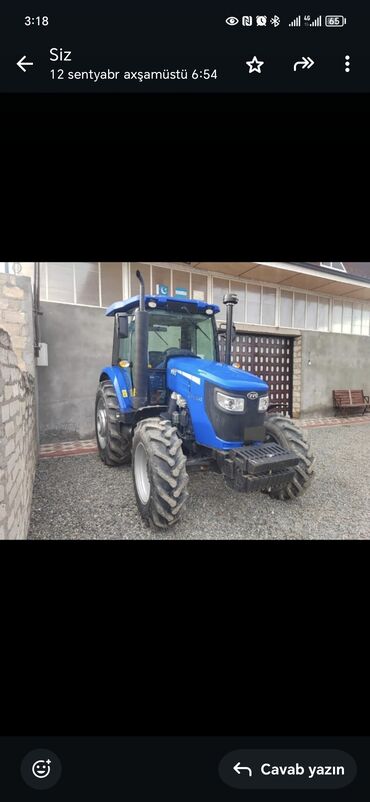 Traktorlar: Traktor YTO 1154, 2023 il, 115 at gücü, motor 4 l, İşlənmiş — 4
