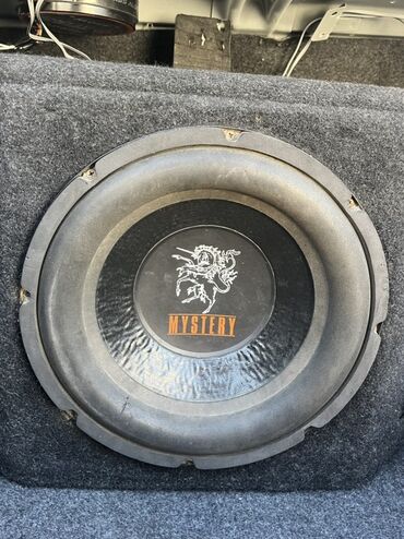 Maqnitofonlar: Avtomobil audio komplekti - Subwoofer: Mystery markalı, korpusda