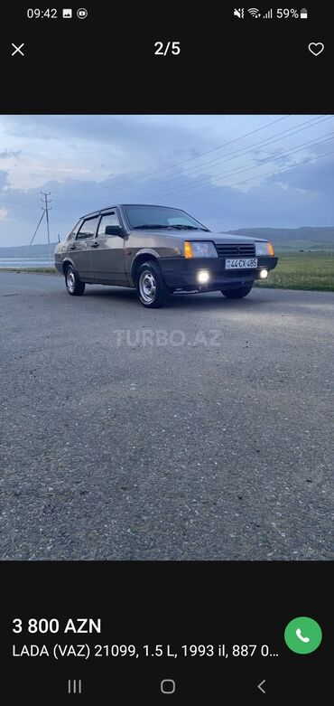 toyota plus c: VAZ (LADA) 21099: 1.5 l | 1993 il 11762 km Sedan