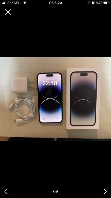 sony telefon: IPhone 14 Pro, 256 GB, Blue Titanium, Face ID