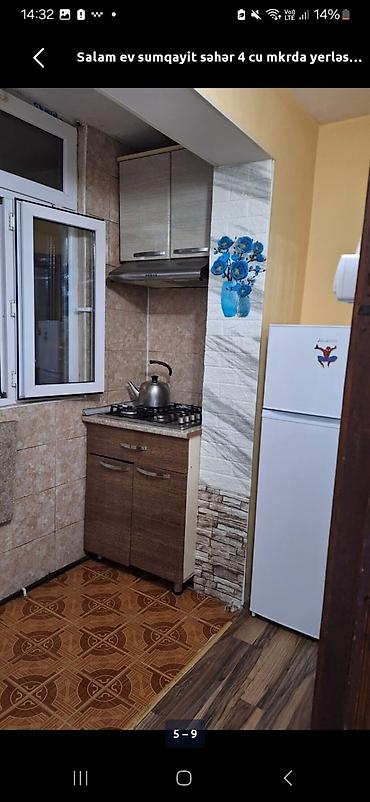 kiraye evlər ucuz: Sumqayıtda 4 mkrda 2 otaqlı mənzil kirayə veriilir.5 mərtəbənin 4cü — 8