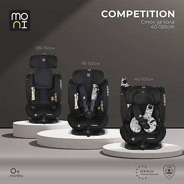 sixton peak cipele: Auto sedište za decu Competition 40–150 cm – Midnight Black MONI — 5