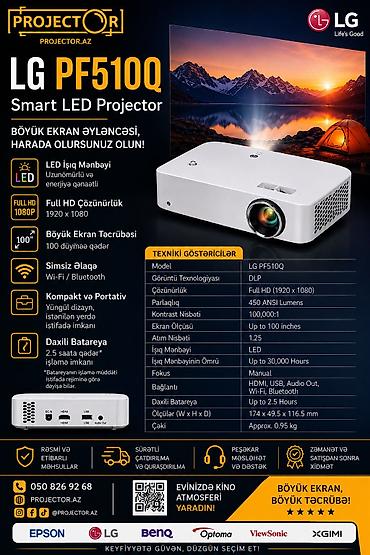 Proyektorlar: Yeni Portativ Proyektor Epson, Ödənişli çatdırılma — 2