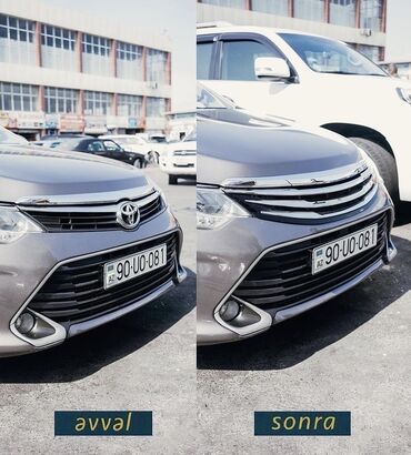 dört goz: Camry 2015 ön radiator barmaqlığı tuning. Hər cür maşın