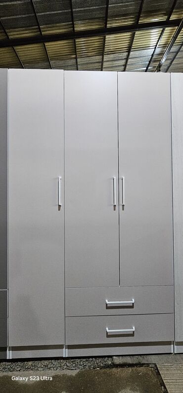 Шифоньеры: Шифоньер, Новый, Прямой, цвет - Белый, ЛДСП — 7