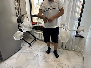 люстр: Потолочная люстра с 8 плафонами - Тип: потолочная, на планке/куполе — 1