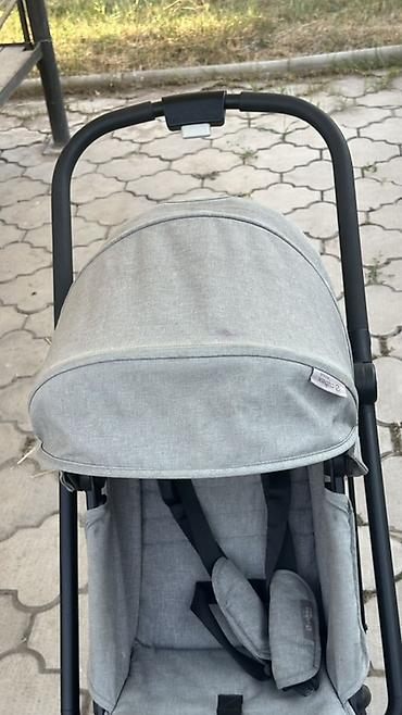 детский электрический велосипед: Коляска, Cybex, цвет - Серебристый, Б/у — 6
