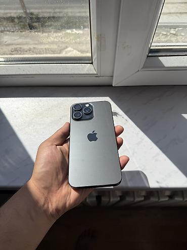 IPhone 15 Pro Max, Б/у, 512 ГБ, Black Titanium, Зарядное устройство, Защитное стекло, Чехол, 86 %