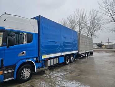 ман с прицепом: Грузовик, Scania, Дубль, 7 т, Б/у