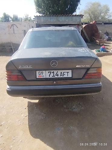 аккумуляторлор авто: Mercedes-Benz W124: 1990 г., 2.3 л, Кол менен иштөөчү, Бензин, Седан — 3