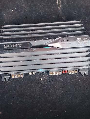 səs yazan: Sony avtomobil gücləndiricisi – 4 kanallı, 600W.isdek vezyetde 6 — 1