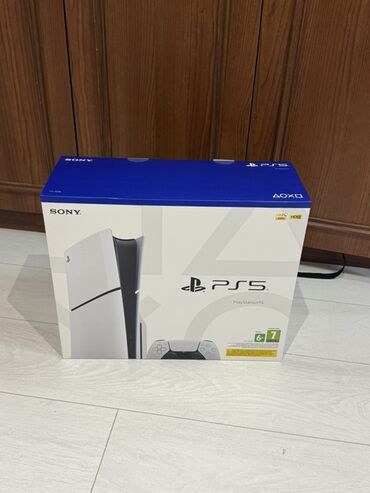 arginal kalonka: Sony PlayStation 5 Silim 1TB oyun konsolu orijinal qutuda. YENIDI